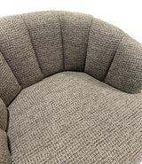 Milly Swivel Accent Chair Caramel & Black