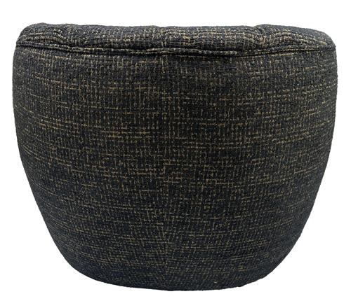 Milly Swivel Accent Chair Gold & Black