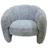 Luna Accent Chair White & Black