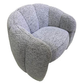 Luna Accent Chair White & Black