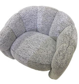 Luna Accent Chair White & Black