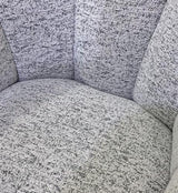 Luna Accent Chair White & Black