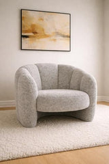 Luna Accent Chair White & Black