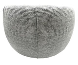 Daisey Swivel Accent Chair White & Black