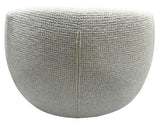 Daisey Swivel Accent Chair White & Taupe