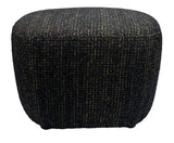 Bella Accent Ottoman Gold & Black