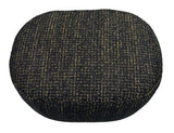 Bella Accent Ottoman Gold & Black