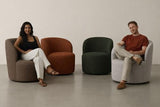 Stella Swivel Chair Iron Rust