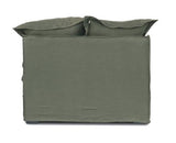 Oasis Washed Linen Dream Sofa Left Olive 100% Belgian Linen