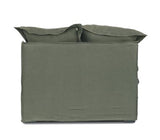 Oasis Washed Linen Dream Sofa Right Olive 100% Belgian Linen
