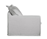 Oasis Washed Linen Dream Sofa Left Natural 100% Belgian Linen