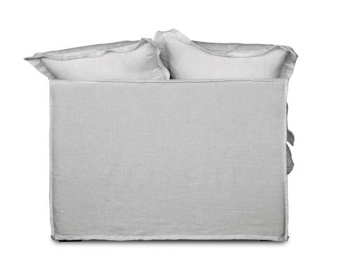 Oasis Washed Linen Dream Sofa Right Natural 100% Belgian Linen