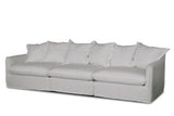 Oasis Washed Linen Dream Sofa Centre Natural 100% Belgian Linen