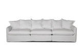 Oasis Washed Linen Dream Sofa Centre Natural 100% Belgian Linen