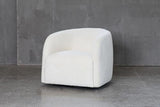 Casper Swivel Chair in Boucle Natural