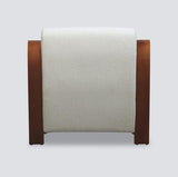 Ascot Club Chair with White Teddy Fabric