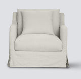 Provencal Slip Cover Armchair Salt & Pepper