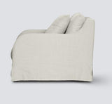 Provencal Slip Cover Armchair Salt & Pepper