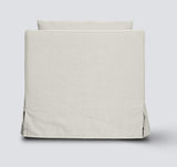 Provencal Slip Cover Armchair Salt & Pepper