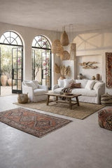 Provencal Slip Cover Armchair Salt & Pepper