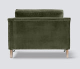 Thornfield 1.5 Armchair Olive Velvet
