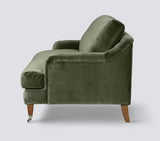 Thornfield 3 Seater Sofa Olive Velvet
