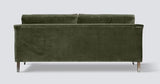 Thornfield 3 Seater Sofa Olive Velvet