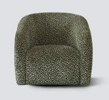Crown Swivel Chair Olive / Black