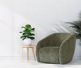 Crown Swivel Chair Olive / Black