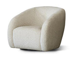 Crown Swivel Chair Taupe / Natural