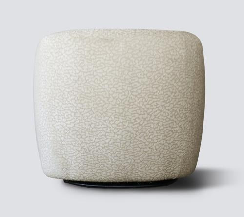 Crown Swivel Chair Taupe / Natural