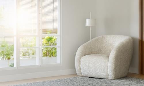 Crown Swivel Chair Taupe / Natural