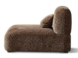 Arcadia Sectional Sofa Middle Single Hunter Brown / Black