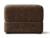 Arcadia Sectional Sofa Middle Single Hunter Brown / Black