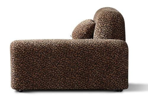 Arcadia Sectional Sofa Right Hand End Hunter Brown / Black