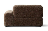 Arcadia Sectional Sofa Right Hand End Hunter Brown / Black