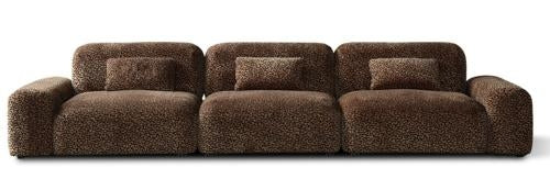 Arcadia Sectional Sofa Right Hand End Hunter Brown / Black