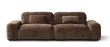 Arcadia Sectional Sofa Right Hand End Hunter Brown / Black