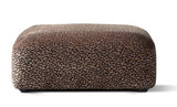 Arcadia Sectional Sofa Ottoman Hunter Brown / Black
