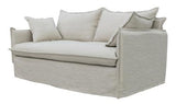 Chantilly Signature Slip Cover 2 Seat Sofa Salt & Pepper