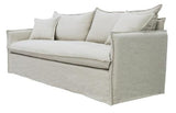 Chantilly Signature Slip Cover 3 Seat Sofa Salt & Pepper
