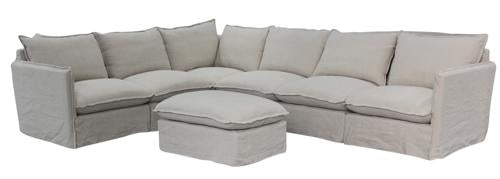Villa Signature Corner Suite Right Arm Salt & Pepper
