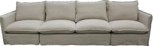 Villa Signature Corner Suite Left Arm Salt & Pepper