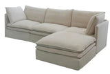 Calais Signature Ottoman Oatmeal