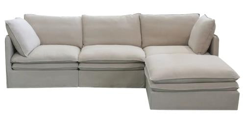 Calais Signature Ottoman Oatmeal