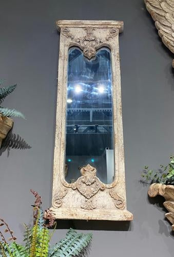 Vintage Wall Mirror Antique Marble 1200x70x440mm