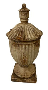 Urn with Lid Indoor/Outdoor Antique Marble Composite
