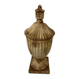 Urn with Lid Indoor/Outdoor Antique Marble Composite 195x195x440mm