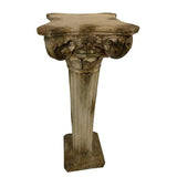 Plinth Indoor/Outdoor Antique Marble Composite 350x350x1000mm