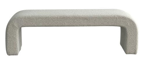 Daphne Bench Cream Boucle